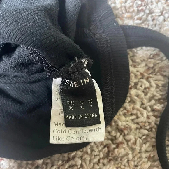 SHEIN Black Long Sleeve Top. XS - Picture 5 of 6